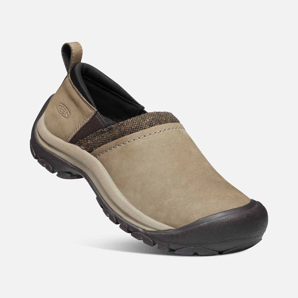 Keen Slip-On Dames Khaki/Zwart - Kaci Ii Winter - 75308-FIMU